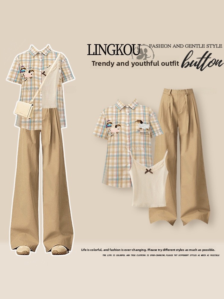 Vintage Fashion Plus Size - plus Size Casual Set Women Summer