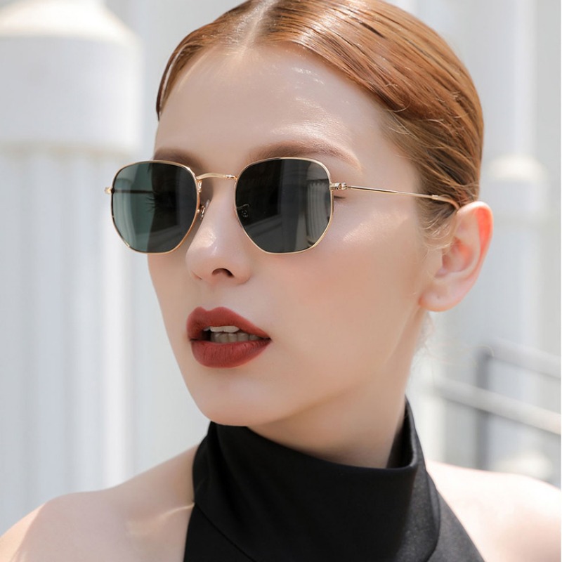 Vintage Fashion Images - Round punk Sunglasses Men Luxury Brand