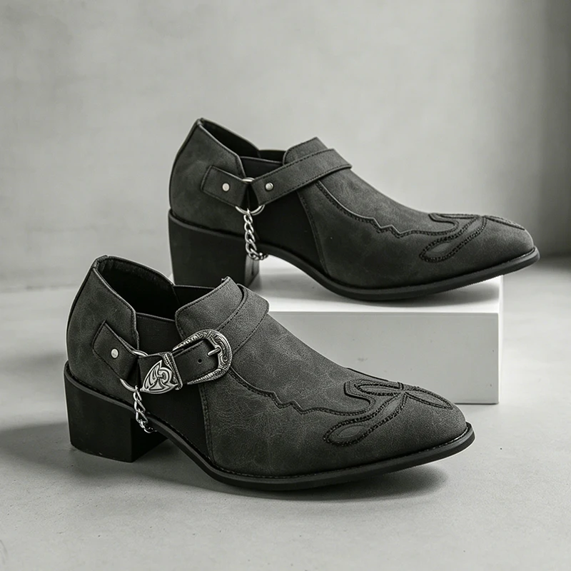 Vintage Fashion For Mens - Men's Vintage Cowboy Boots Leather High