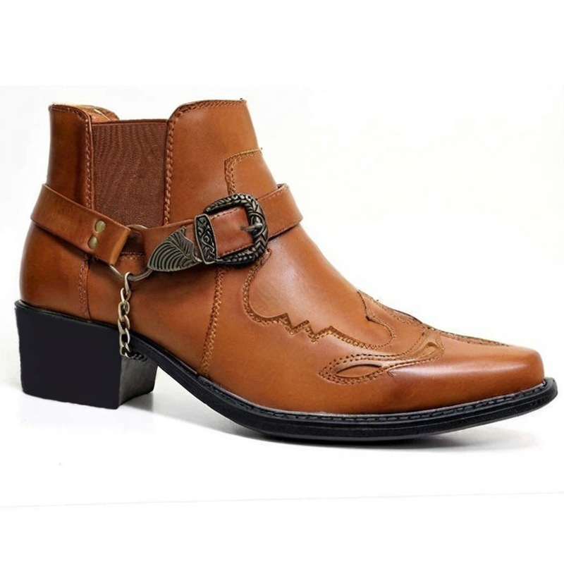 Vintage Fashion For Mens - Autumn Fashion Men's Vintage Cowboy Boots