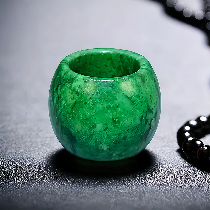 22mm Green Real Jade Rings for - Vintage Fashion Rings 评论和价格