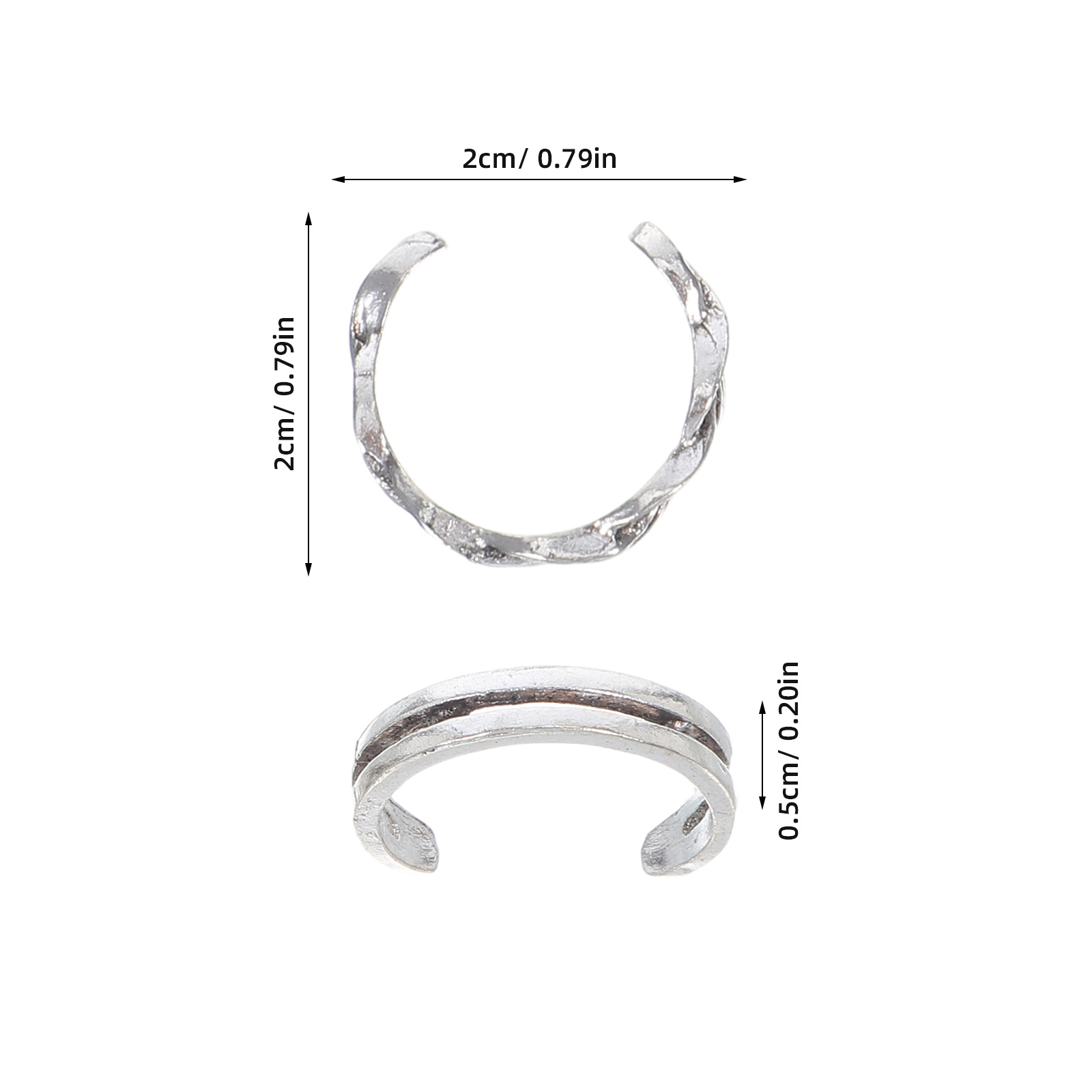 12Pcs Adjustable Vintage Fashi - Vintage Fashion Rings 评论和价格
