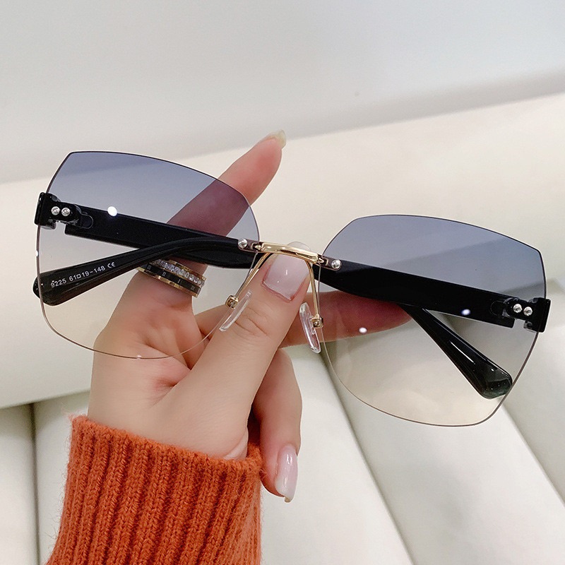 Vintage Rimless Sunglasses Wom - Vintage Fashion Images 评论和价格