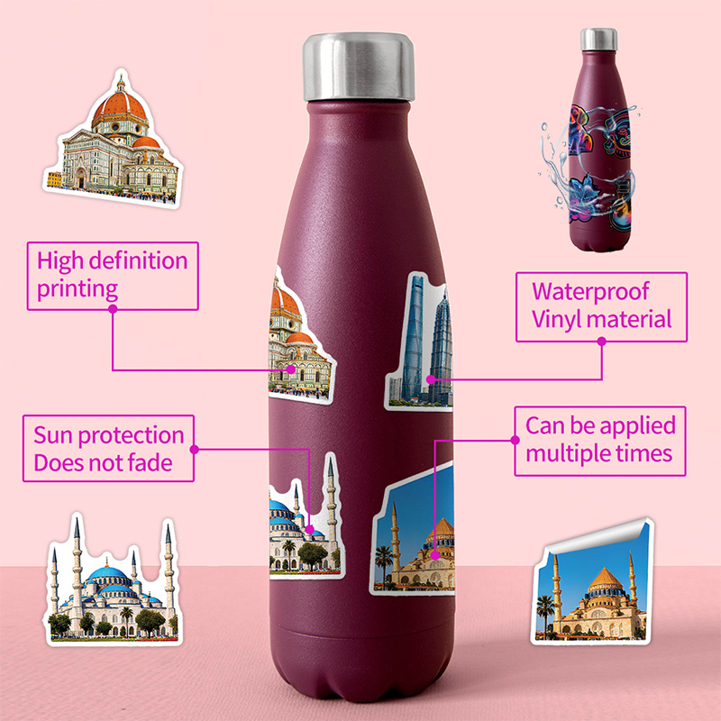 50PCS Famous City Landmark Tra - Vintage Fashion Magazines 评论和价格