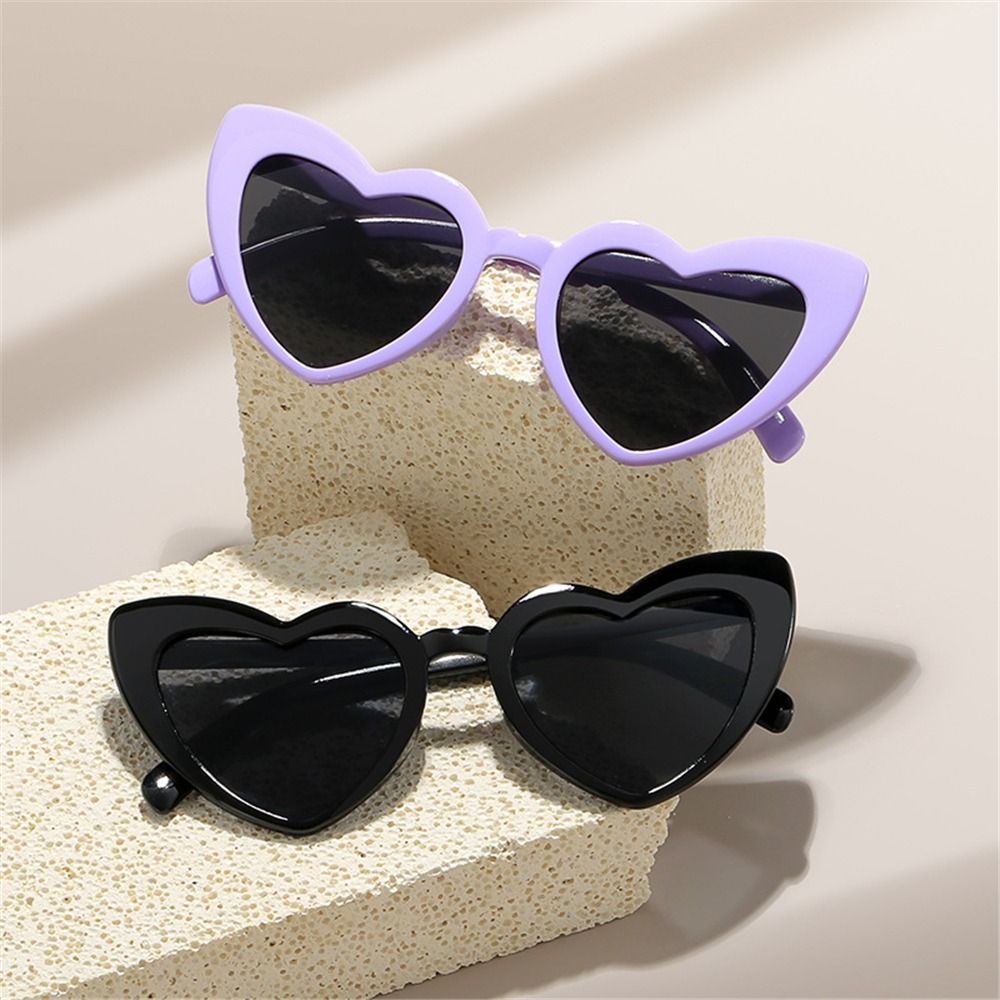UV Protection Heart-Shaped Sun - Vintage Fashion Glasses 评论和价格