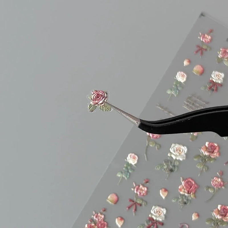 5Pcs Ins Retro Rose Sticker Hi - Vintage Fashion Magazines 评论和价格
