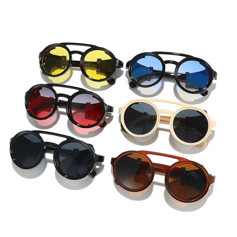 Retro Anti-UV Sunglasses Men W - Vintage Fashion Glasses 评论和价格