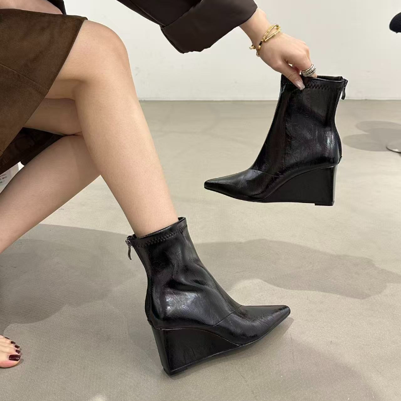 Autumn Winter Vintage Weges He - Vintage Fashion Online 评论和价格