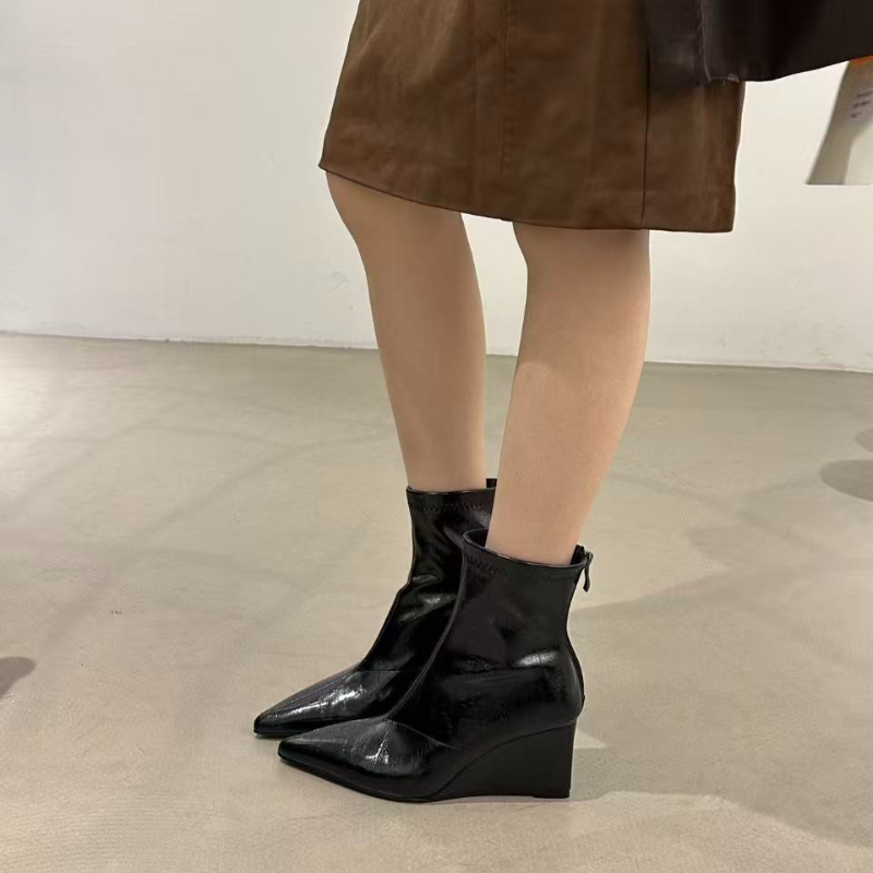 Autumn Winter Vintage Weges He - Vintage Fashion Online 评论和价格