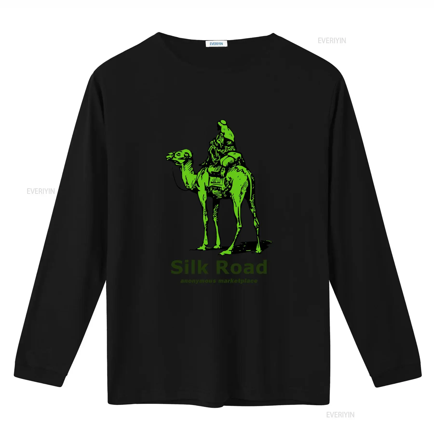 Silk Road T Shirt Retro Green  - Vintage Fashion Style Men 评论和价格