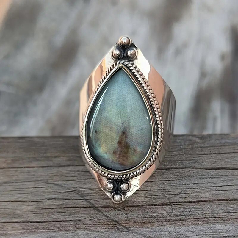 Huitan Vintage Women Rings wit - Vintage Fashion Magazines 评论和价格
