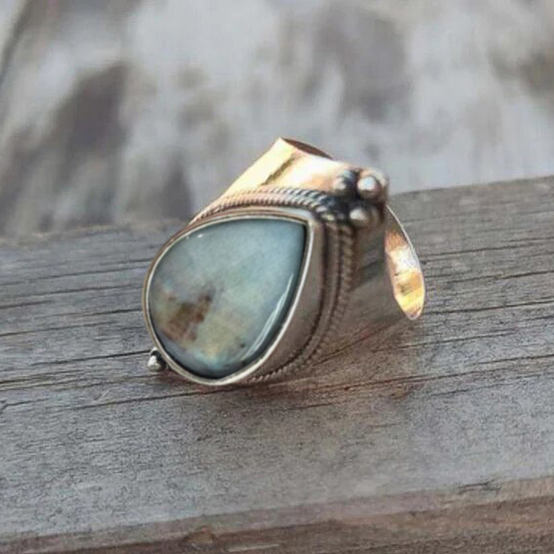 Huitan Vintage Women Rings wit - Vintage Fashion Magazines 评论和价格