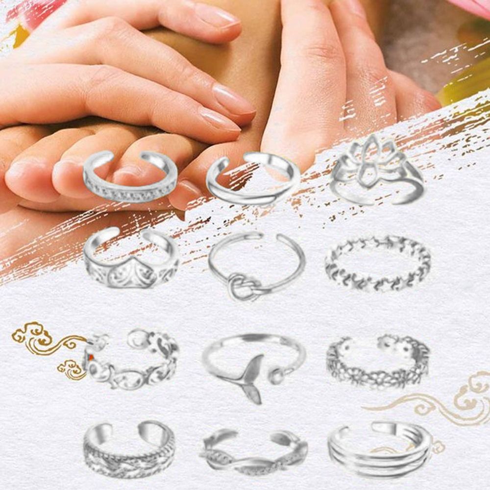 Alloy Beach Foot Accessories L - Vintage Fashion Rings 评论和价格