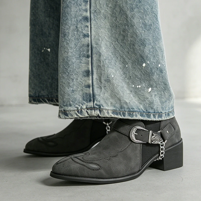 Men's Vintage Cowboy Boots Lea - Vintage Fashion For Mens 评论和价格