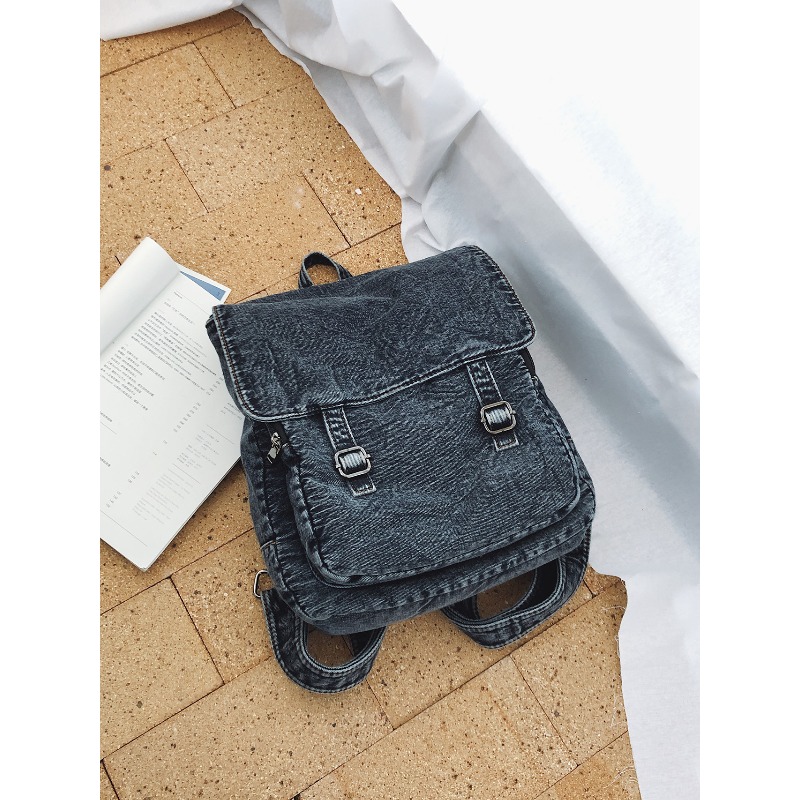 Vintage Denim Backpack For Wom - Vintage Fashion Jeans 评论和价格