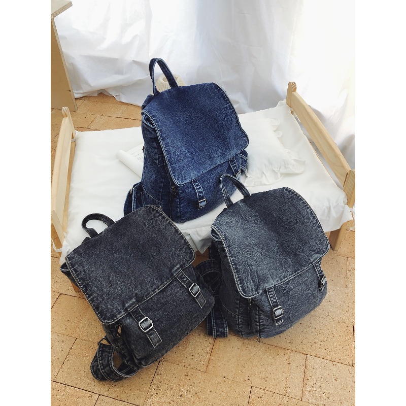 Vintage Denim Backpack For Wom - Vintage Fashion Jeans 评论和价格