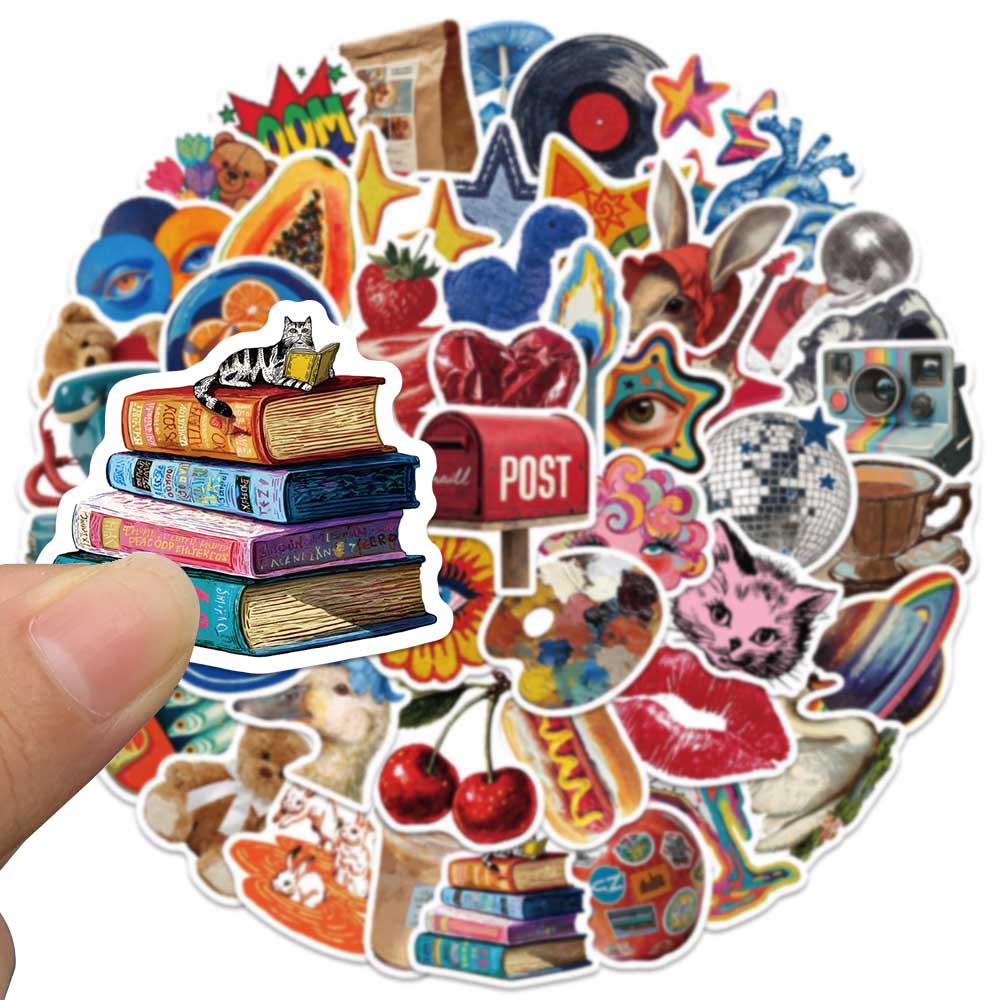 50pcs Vintage Y2K Sticker Fash - Vintage Fashion Magazines 评论和价格