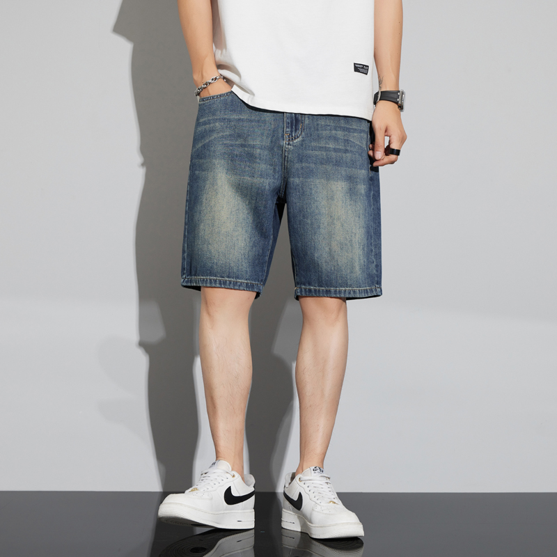Men's Vintage Denim Shorts Sum - Vintage Fashion Jeans 评论和价格