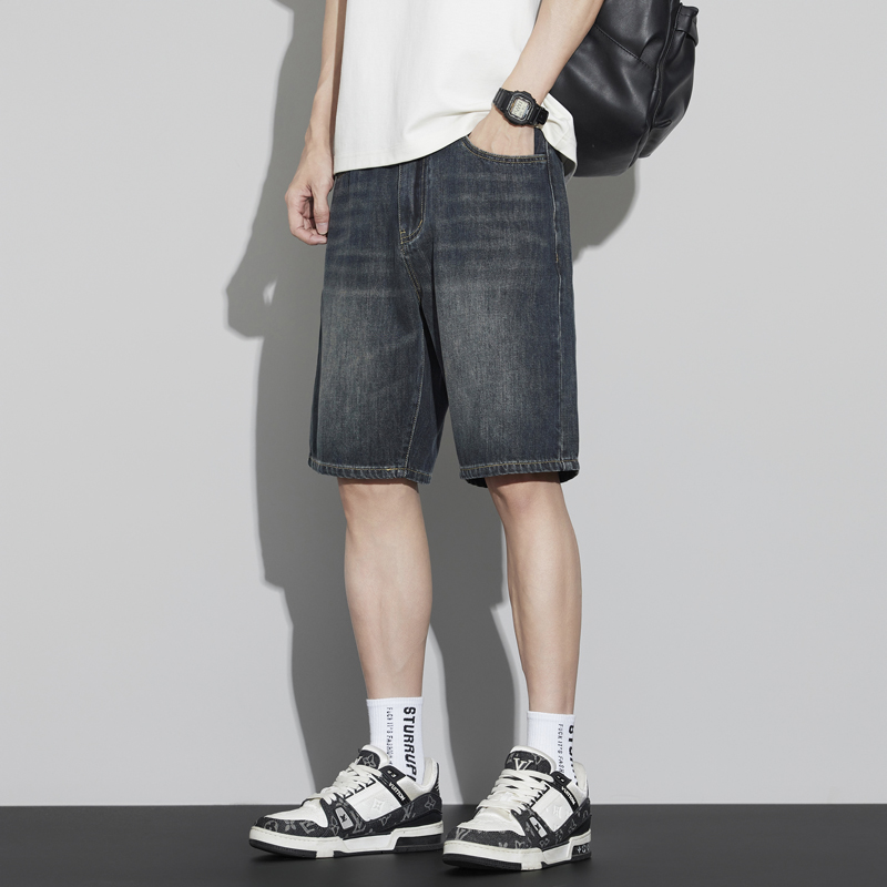 Men's Vintage Denim Shorts Sum - Vintage Fashion Jeans 评论和价格
