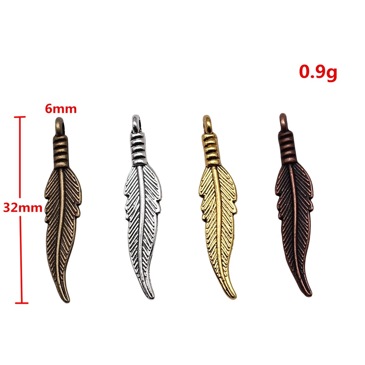 Hollow Feather Charm Leaf Char - Vintage Fashion Theme 评论和价格