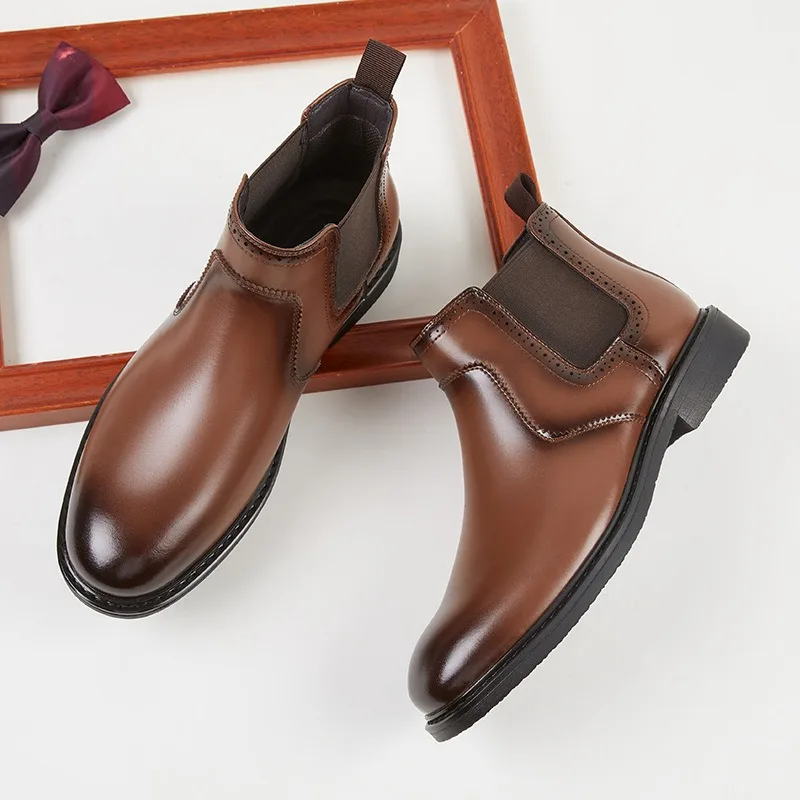 Vintage Mens Leather Oxford Bo - Vintage Fashion Style Men 评论和价格