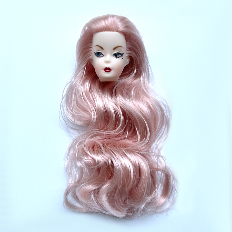 Blue Eye Wavy Curls Hair Doll  - Vintage Fashion Female 评论和价格