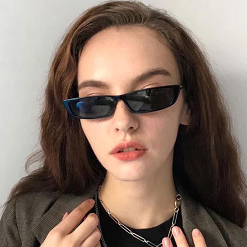 Small Rectangle Sunglasses Fas - Vintage Fashion Images 评论和价格