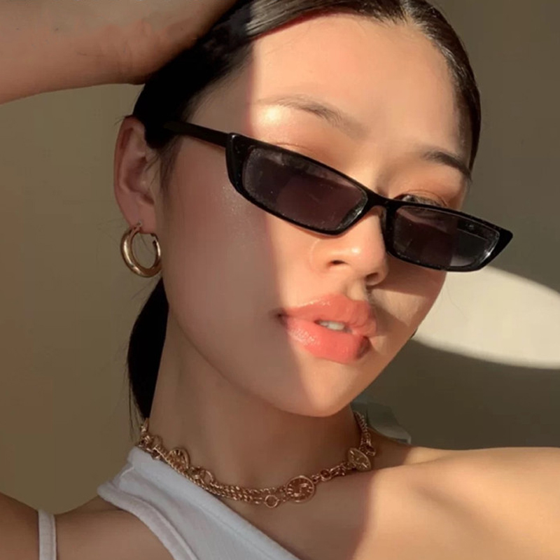 Small Rectangle Sunglasses Fas - Vintage Fashion Images 评论和价格